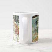 Venusの誕生c.1485 (キャンバス上のテンペラ) ジャンボコーヒーマグカップ (裏面)