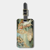 Venusの誕生c.1485 (キャンバス上のtempera) ラゲッジタグ (正面縦)