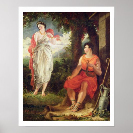 Venus and Anchises, 1826 (oil on canvas) ポスター (正面)