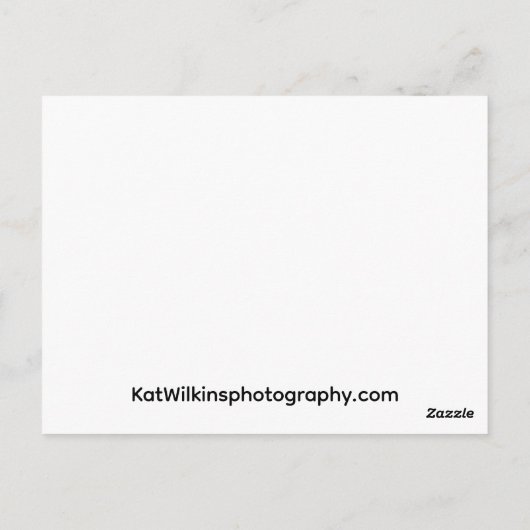 Venus and the Moon ポストカード (裏面)