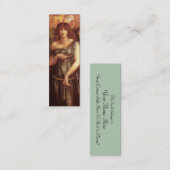 Venus Astarte Bookmark by Dante Gabriel Rossetti スキニー名刺 (正面/裏面)