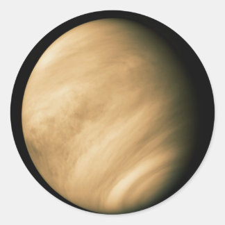 VENUS by Mariner 10 NASAフライバイ写真 ラウンドシール