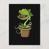 Venus Fly Trap Plant Gift Men Carnivorous Plants ポストカード (正面)