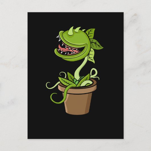 Venus Fly Trap Plant Gift Men Carnivorous Plants ポストカード (正面)