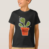 Venus Flytrap Carnivorous Like Flies Tシャツ (正面)