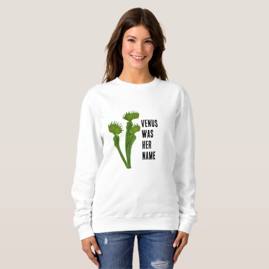 Venus Flytrap feminist sweatshirt スウェットシャツ (正面フル)
