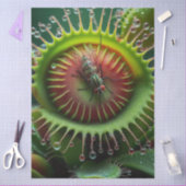 Venus Flytrap Floral Whimsical Fun Wild 薄葉紙 (クラフト)