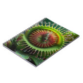 Venus Flytrap Floral Whimsical Plant ノートブック (左側)