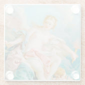 Venus on the Waves by Fransois Boucher ガラスコースター (裏面)