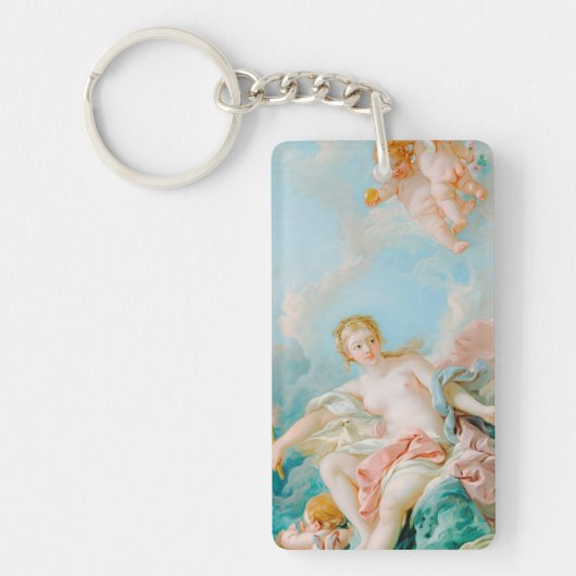 Venus on the Waves by Fransois Boucher キーホルダー (正面)