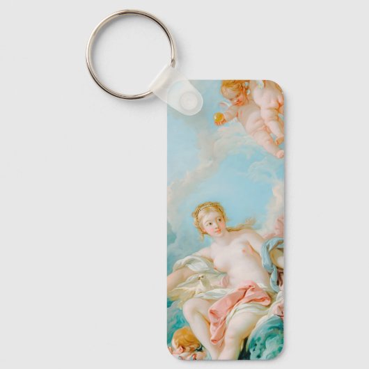 Venus on the Waves by Fransois Boucher キーホルダー (正面)