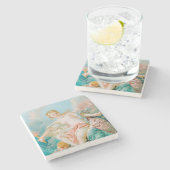 Venus on the Waves by Fransois Boucher ストーンコースター (横)