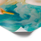 Venus on the Waves by Fransois Boucher ポスター (コーナー)