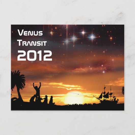 Venus Transit 2012ポストカード ポストカード (正面)