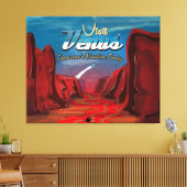 Venus Vintage Posterを訪れる キャンバスプリント (インサイチュ (リビング))