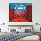 Venus Vintage Posterを訪れる キャンバスプリント (インサイチュ (寝室))