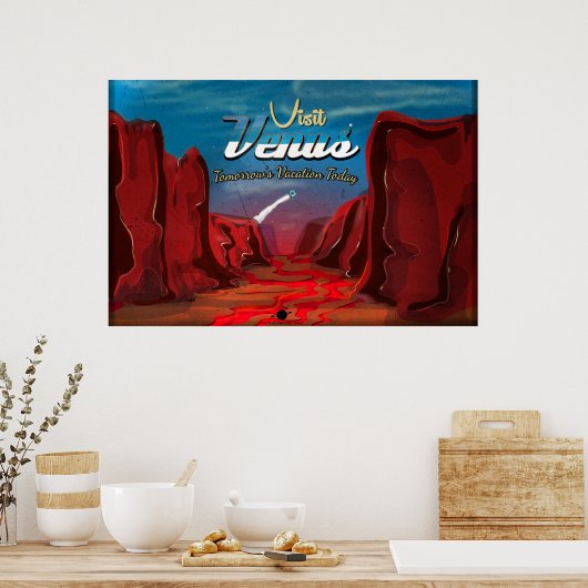 Venus Vintage Posterを訪れる ポスター (キッチン)