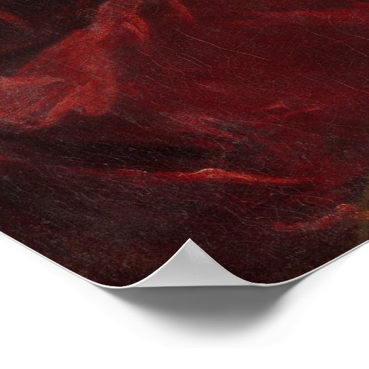 Venus with a鏡by Tititian – ポスター (角)