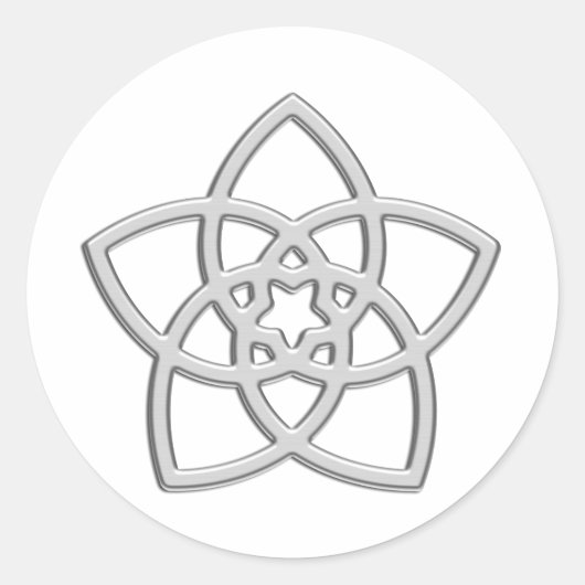 Venusblume - Blume der Liebe ラウンドシール (正面)