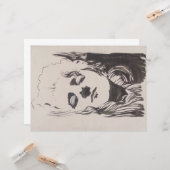 「Ver Sacrum」からの女性のスケッチ（モーザー） カード (正面/裏面インサイチュ)