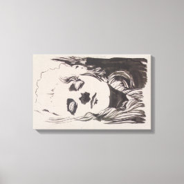 「Ver Sacrum」からの女性のスケッチ（モーザー） キャンバスプリント