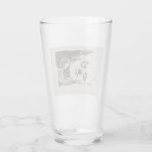 「Ver Sacrum」からの女性のスケッチ(モーザー) タンブラーグラス (裏面)