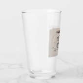 「Ver Sacrum」からの女性のスケッチ(モーザー) タンブラーグラス (右)