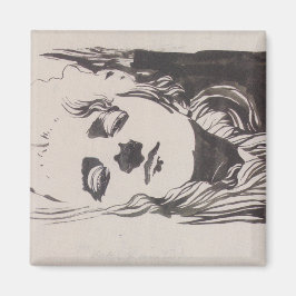 「Ver Sacrum」からの女性のスケッチ（モーザー） マグネット