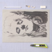 「Ver Sacrum」からの女性のスケッチ（モーザー） 薄葉紙 (クラフト)