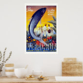 "Vera Cruz"ヴィンテージ旅行ポスター ポスター (キッチン)