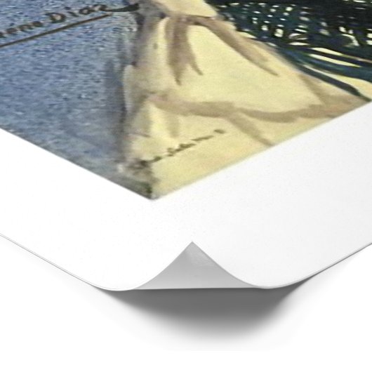 "Vera Cruz"ヴィンテージ旅行ポスター ポスター (角)