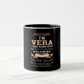 Vera Girl名の定義 ツートーンマグカップ (中央)