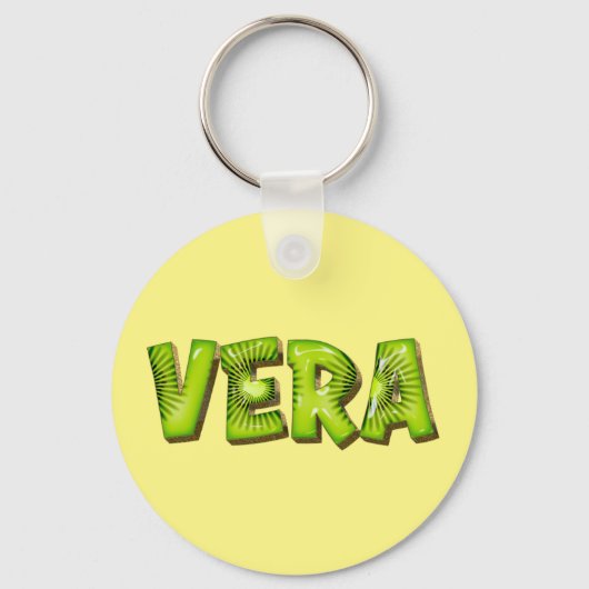 Vera Name Kiwi Design Schlüsselanhänger キーホルダー (正面)