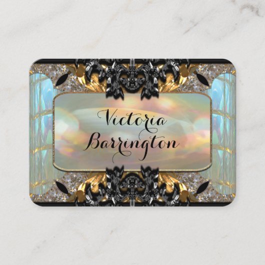 Verabicknersのバロック式の真珠のプロフェッショナル 名刺 (正面)