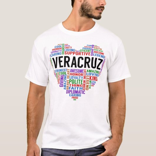 VERACRUZ凡例ハート Tシャツ (正面)