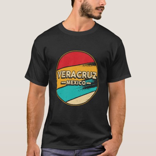Veracruz Mexico Proud Mexican Retro Vintage Veracr Tシャツ (正面)