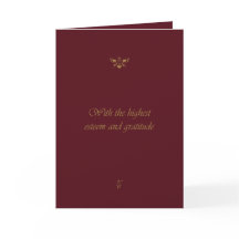 VerAlion | ワインレッド & ゴールドのラグジュアリー折りたたみ結婚式