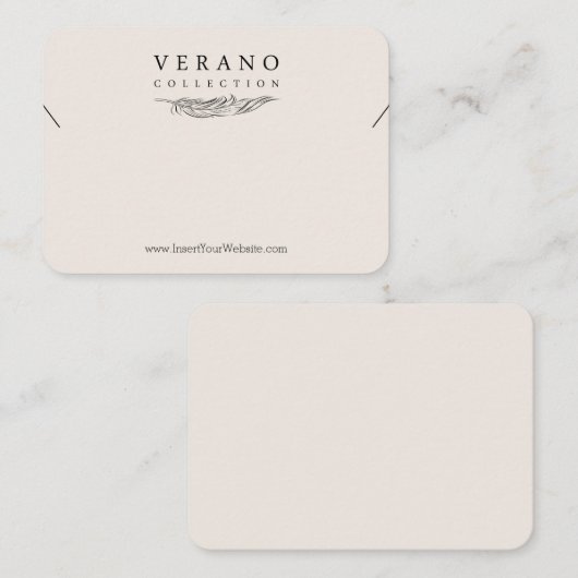 Verano Mighty Bracelet/Anklet水平 名刺 (正面/裏面)