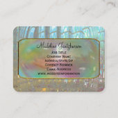 Veraspeeceのバロック式のモノグラムのプロフェッショナル 名刺 (裏面)