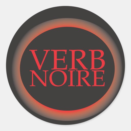 Verb_Noireシール ラウンドシール (正面)