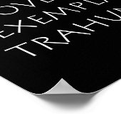 Verbaの暴走はトラハントの模範 ポスター (角)