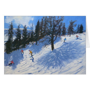 Verbier 2010年春のスキーヤー
