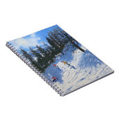 Verbier 2010年春のスキーヤー ノートブック (右側)