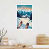 Verbier Print Switzerland 1 ポスター (キッチン)