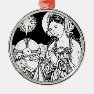 Verbum Caro Factum米国東部標準時刻 メタルオーナメント