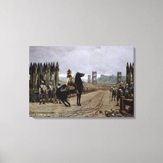 Vercingetorix before Caesar, 52 BC, 1886 キャンバスプリント (正面)