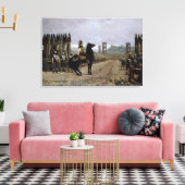 Vercingetorix before Caesar, 52 BC, 1886 キャンバスプリント (インサイチュ (リビング))