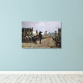 Vercingetorix before Caesar, 52 BC, 1886 キャンバスプリント (インサイチュ (ウッドフロア))