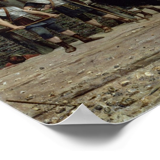 Vercingetorix before Caesar, 52 BC, 1886 ポスター (角)