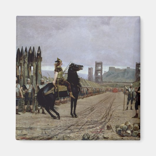 Vercingetorix before Caesar, 52 BC, 1886 マグネット (正面)